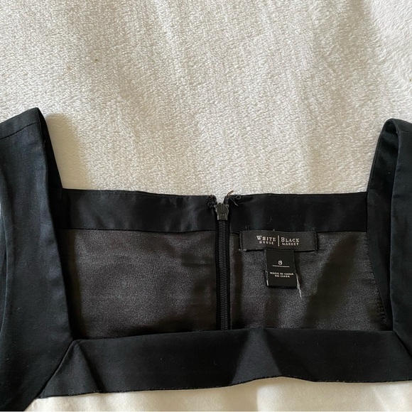 WHITE House Black Market Dress Size 8 - Picture 3 of 9